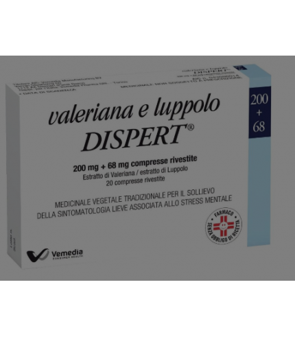 VALERIANA E LUPPOLO DISPERT*20 cpr riv