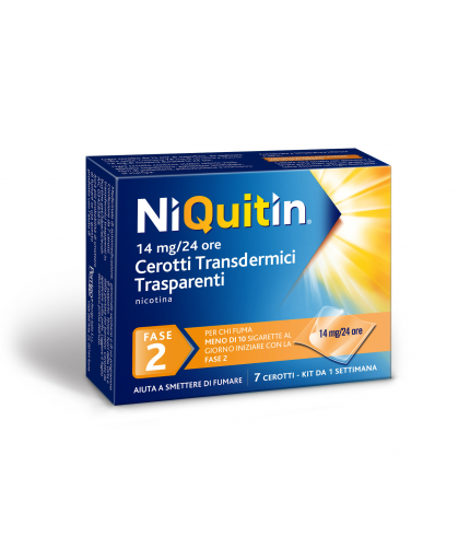 NIQUITIN*7 cerotti transd 14 mg/die