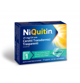 NIQUITIN*7 cerotti transd 21 mg/die