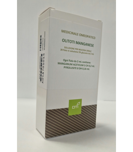 OLITOTI MANGANESE*orale 20 fiale 5% 2 ml con glucosio