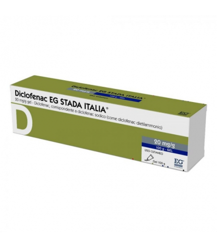 DICLOFENAC (EG STADA ITALIA)*gel 100 g 20 mg/g