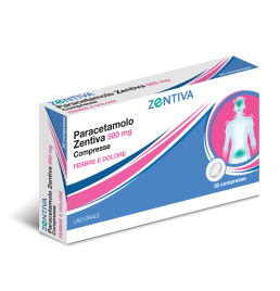 PARACETAMOLO (ZENTIVA)*20 cpr 500 mg