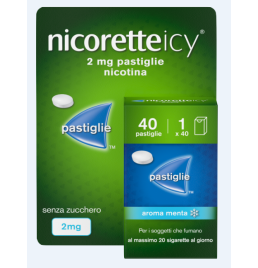 NICORETTEICY*40 pastiglie 2 mg