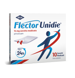 FLECTOR UNIDIE*10 cerotti medicati 14 mg FLECTOR UNIDIE*10 cerotti medicati 14 mg