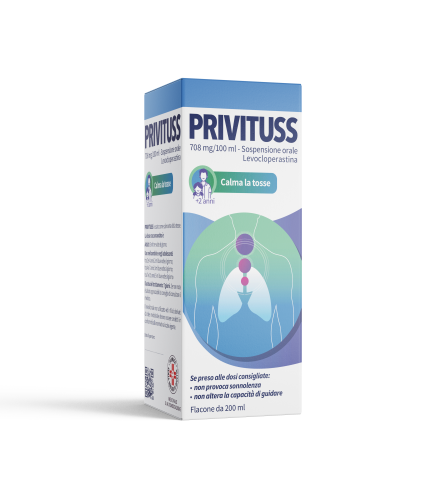 PRIVITUSS*orale sosp 1 flacone 200 ml 708 mg/100 ml